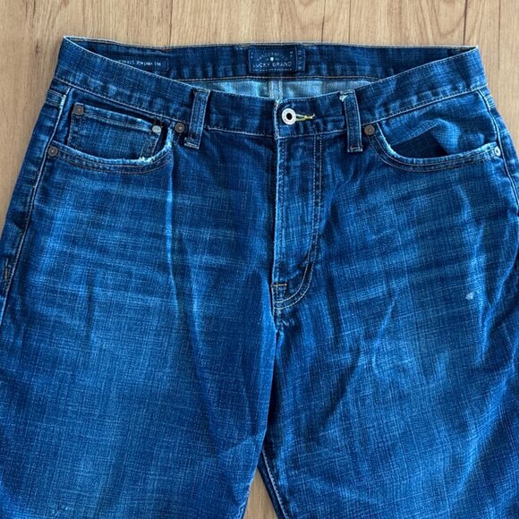 Lucky Brand 361 Vintage Straight Jeans Medium Wash Mid Rise Mens Size 32 x 32 - Picture 3 of 9
